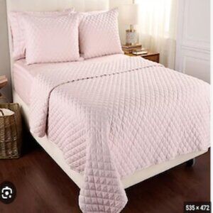 Northern Nights Cotton Sateen Quilt & Sham Set- Full